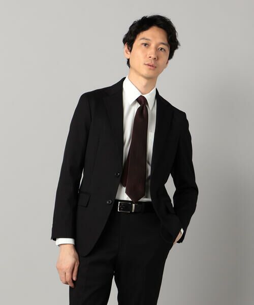 COMME CA MEN / コムサ・メン テーラードジャケット | 【セットアップ対応】ポリエステルドビーストレッチ テーラードジャケット(ブラック)