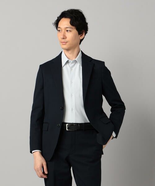 COMME CA MEN / コムサ・メン テーラードジャケット | 【セットアップ対応】ポリエステルドビーストレッチ テーラードジャケット(ネイビー)