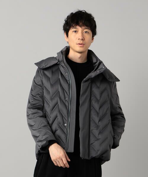 COMME CA MEN / コムサ・メン その他アウター | 【2WAY】ドビーシームレス ダウンブルゾン | 詳細7