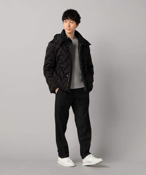 COMME CA MEN / コムサ・メン その他パンツ | 尾州産裏起毛 2WAYストレッチ タックパンツ | 詳細1