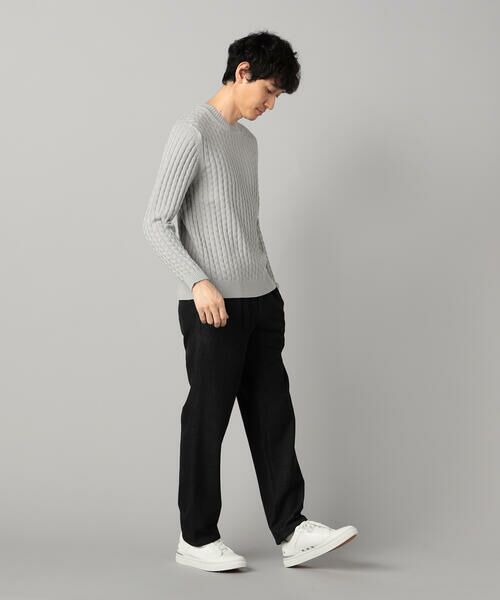 COMME CA MEN / コムサ・メン その他パンツ | 尾州産裏起毛 2WAYストレッチ タックパンツ | 詳細3