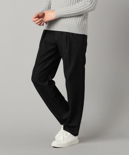 COMME CA MEN / コムサ・メン その他パンツ | 尾州産裏起毛 2WAYストレッチ タックパンツ | 詳細6