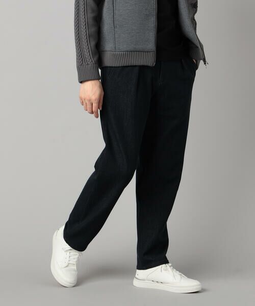 COMME CA MEN / コムサ・メン その他パンツ | 尾州産裏起毛 2WAYストレッチ タックパンツ | 詳細17