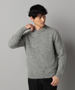 COMME CA MEN / コムサ・メン ニット・セーター | アルパカシャギー クルーネックニット