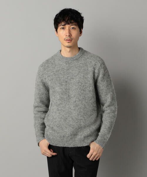 COMME CA MEN / コムサ・メン ニット・セーター | アルパカシャギー クルーネックニット | 詳細4