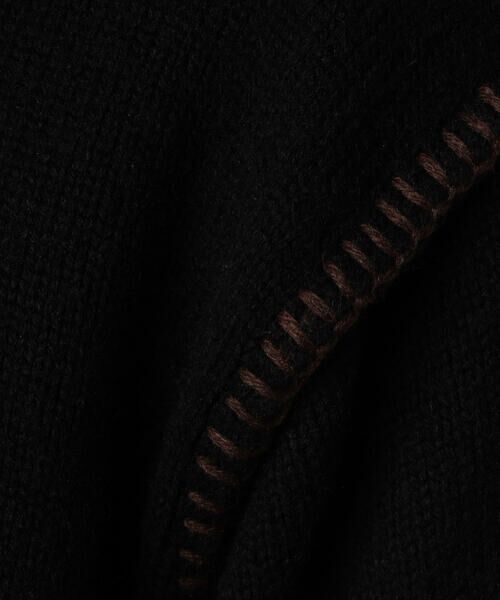 COMME CA MEN / コムサ・メン ニット・セーター | ブランケットステッチ クルーネックニット | 詳細5