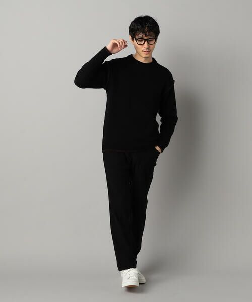 COMME CA MEN / コムサ・メン ニット・セーター | ブランケットステッチ クルーネックニット | 詳細2