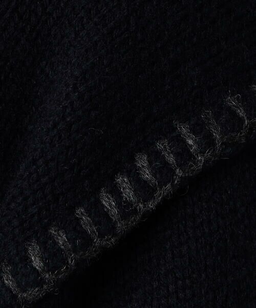 COMME CA MEN / コムサ・メン ニット・セーター | ブランケットステッチ クルーネックニット | 詳細16