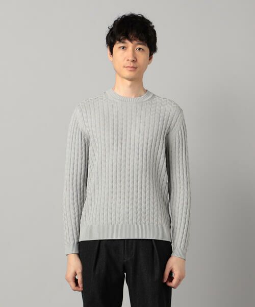 COMME CA MEN / コムサ・メン ニット・セーター | リンクスジャカード クルーネックニット | 詳細4