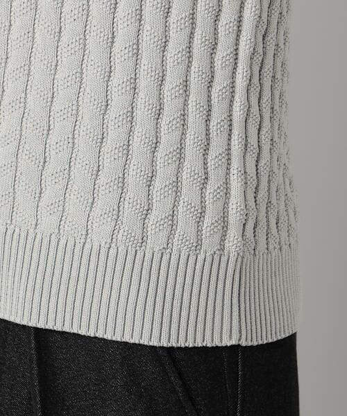 COMME CA MEN / コムサ・メン ニット・セーター | リンクスジャカード クルーネックニット | 詳細9