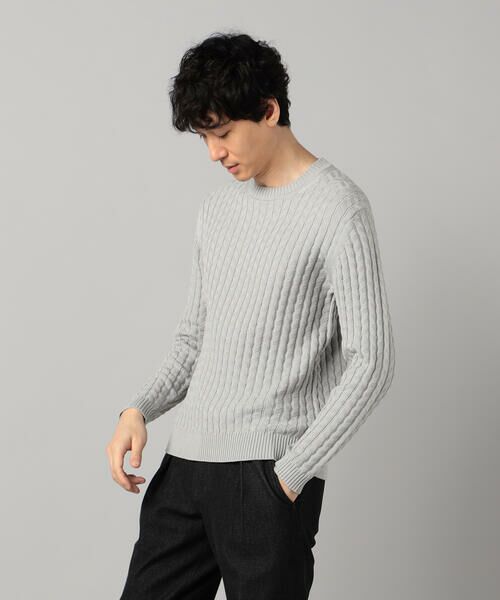 COMME CA MEN / コムサ・メン ニット・セーター | リンクスジャカード クルーネックニット | 詳細2