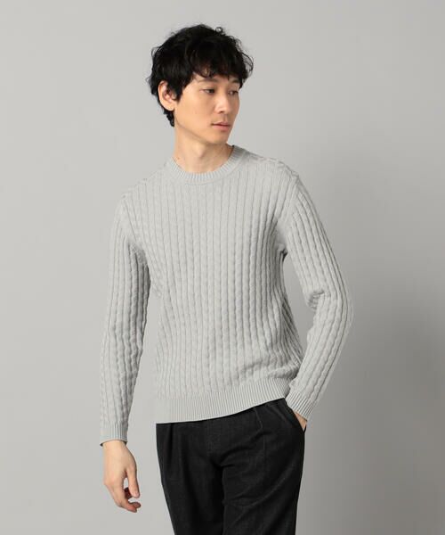 COMME CA MEN / コムサ・メン ニット・セーター | リンクスジャカード クルーネックニット | 詳細3