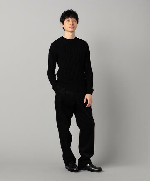 COMME CA MEN / コムサ・メン ニット・セーター | リンクスジャカード クルーネックニット | 詳細12