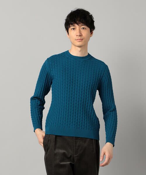 COMME CA MEN / コムサ・メン ニット・セーター | リンクスジャカード クルーネックニット | 詳細21