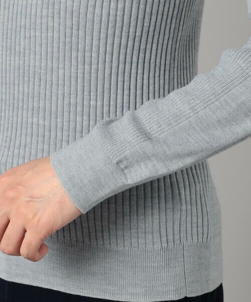 COMME CA MEN / コムサ・メン ニット・セーター | 「FILIVIVI」リブ タートルネックニット | 詳細9
