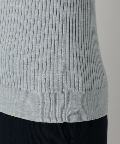 COMME CA MEN / コムサ・メン ニット・セーター | 「FILIVIVI」リブ タートルネックニット | 詳細10