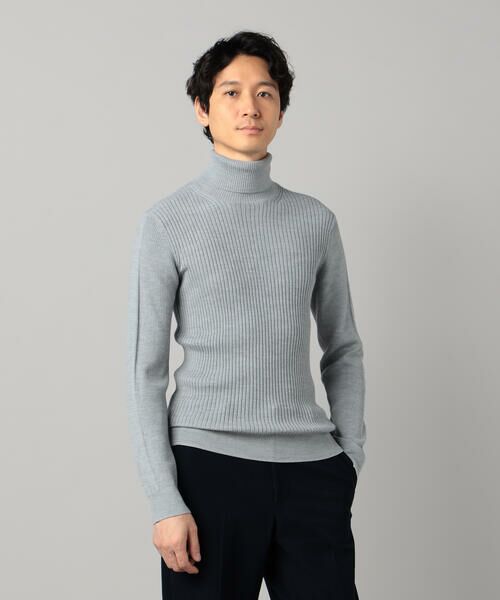 COMME CA MEN / コムサ・メン ニット・セーター | 「FILIVIVI」リブ タートルネックニット | 詳細4