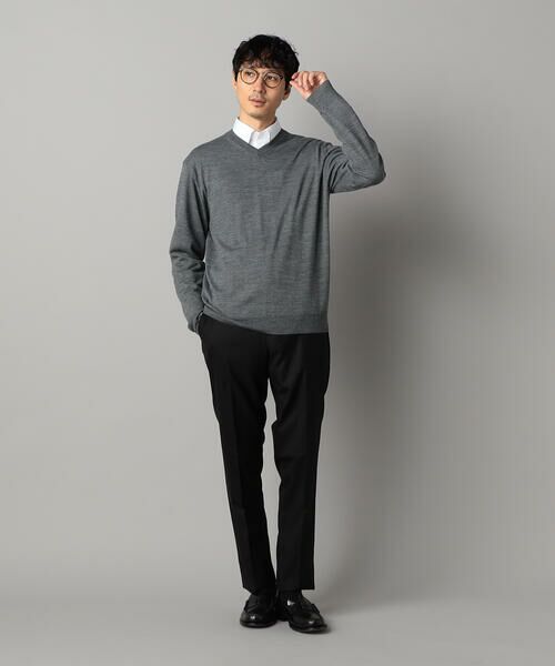 COMME CA MEN / コムサ・メン ニット・セーター | 「FILIVIVI」天竺Vネックニット | 詳細2