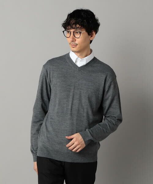 COMME CA MEN / コムサ・メン ニット・セーター | 「FILIVIVI」天竺Vネックニット | 詳細4