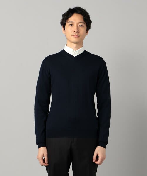 COMME CA MEN / コムサ・メン ニット・セーター | 「FILIVIVI」天竺Vネックニット | 詳細13