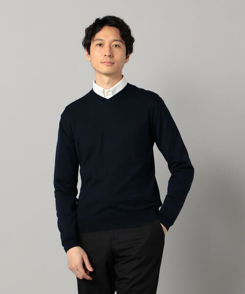 COMME CA MEN / コムサ・メン ニット・セーター | 「FILIVIVI」天竺Vネックニット | 詳細11