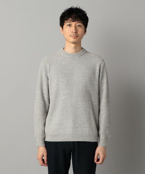 COMME CA MEN / コムサ・メン ニット・セーター | メランジ クルーネックニット | 詳細7