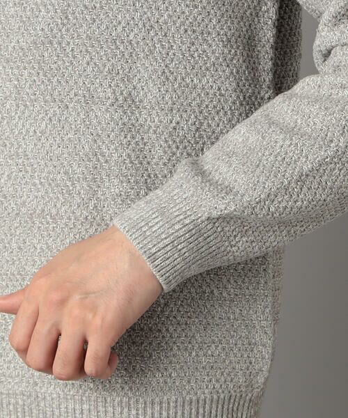 COMME CA MEN / コムサ・メン ニット・セーター | メランジ クルーネックニット | 詳細11