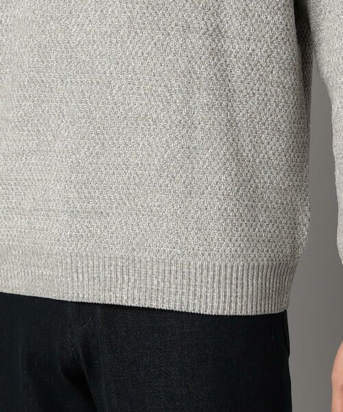 COMME CA MEN / コムサ・メン ニット・セーター | メランジ クルーネックニット | 詳細12
