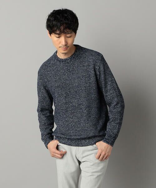 COMME CA MEN / コムサ・メン ニット・セーター | メランジ クルーネックニット | 詳細24