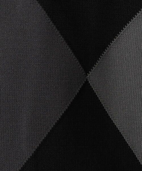 COMME CA MEN / コムサ・メン ニット・セーター | アーガイル柄 クルーネックニット | 詳細10