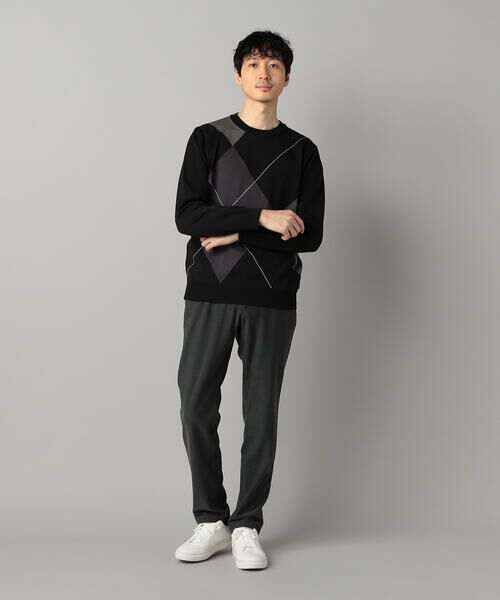 COMME CA MEN / コムサ・メン ニット・セーター | アーガイル柄 クルーネックニット | 詳細7