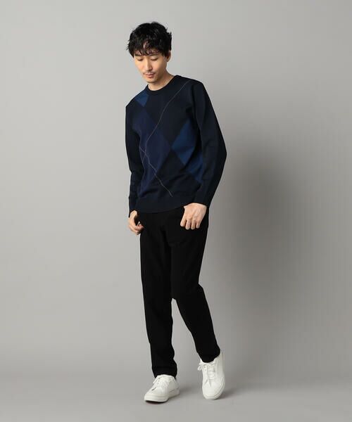 COMME CA MEN / コムサ・メン ニット・セーター | アーガイル柄 クルーネックニット | 詳細11