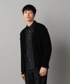 COMME CA MEN / コムサ・メン カーディガン・ボレロ | ブランケットステッチ カーディガン