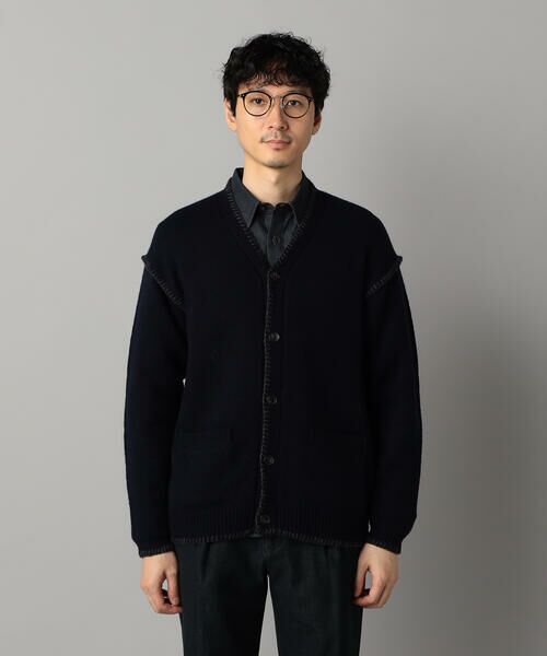 COMME CA MEN / コムサ・メン カーディガン・ボレロ | ブランケットステッチ カーディガン | 詳細12