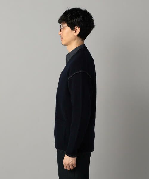 COMME CA MEN / コムサ・メン カーディガン・ボレロ | ブランケットステッチ カーディガン | 詳細13
