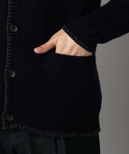 COMME CA MEN / コムサ・メン カーディガン・ボレロ | ブランケットステッチ カーディガン | 詳細17