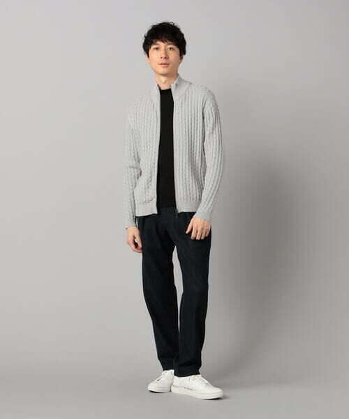 COMME CA MEN / コムサ・メン カーディガン・ボレロ | リンクスジャカード ドライバーズニット | 詳細1