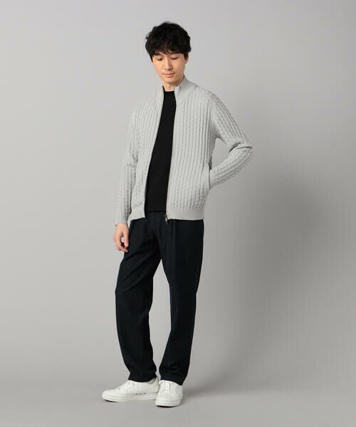 COMME CA MEN / コムサ・メン カーディガン・ボレロ | リンクスジャカード ドライバーズニット | 詳細2