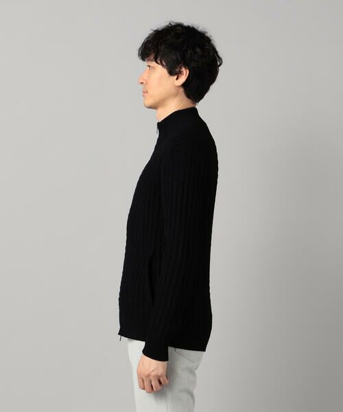 COMME CA MEN / コムサ・メン カーディガン・ボレロ | リンクスジャカード ドライバーズニット | 詳細11