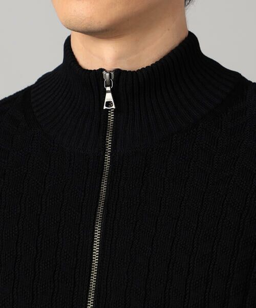 COMME CA MEN / コムサ・メン カーディガン・ボレロ | リンクスジャカード ドライバーズニット | 詳細13