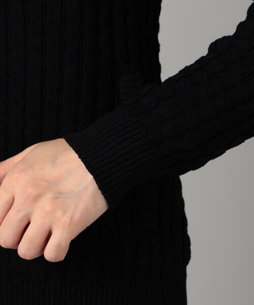 COMME CA MEN / コムサ・メン カーディガン・ボレロ | リンクスジャカード ドライバーズニット | 詳細14