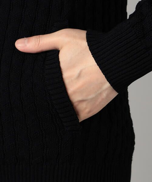 COMME CA MEN / コムサ・メン カーディガン・ボレロ | リンクスジャカード ドライバーズニット | 詳細15