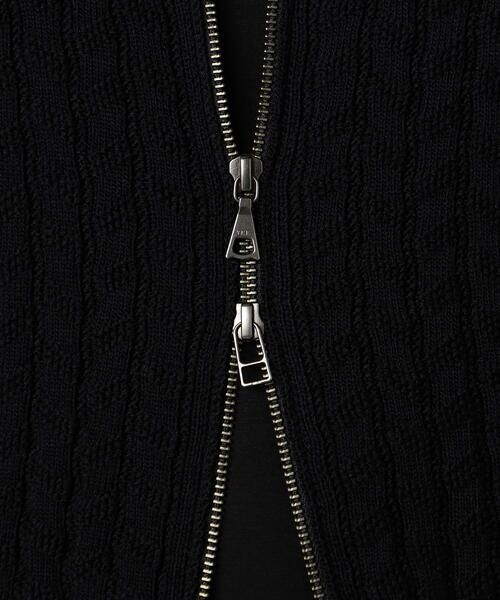 COMME CA MEN / コムサ・メン カーディガン・ボレロ | リンクスジャカード ドライバーズニット | 詳細17
