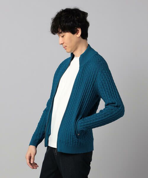 COMME CA MEN / コムサ・メン カーディガン・ボレロ | リンクスジャカード ドライバーズニット | 詳細22