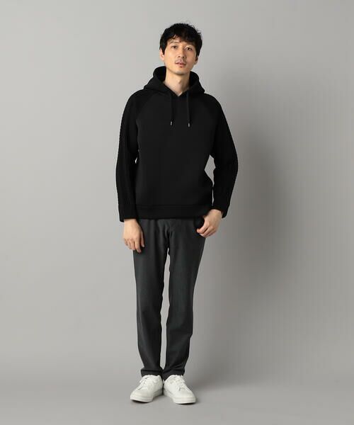 COMME CA MEN / コムサ・メン パーカー | ニットコンビ プルオーバーパーカ | 詳細2