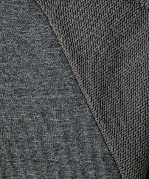 COMME CA MEN / コムサ・メン パーカー | ニットコンビ プルオーバーパーカ | 詳細12