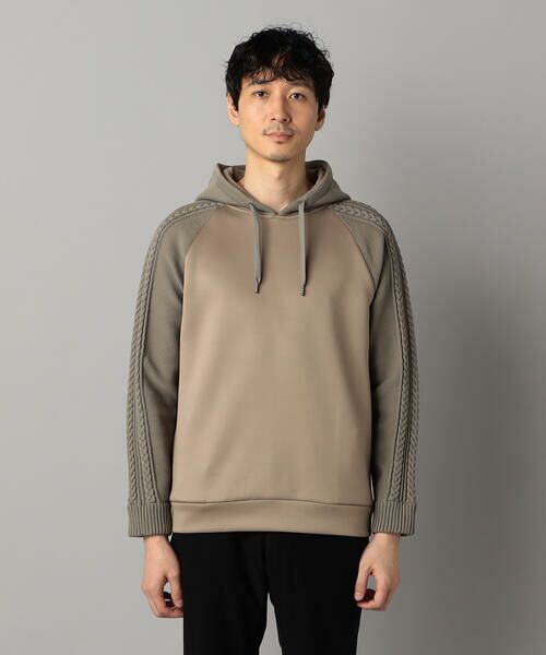 COMME CA MEN / コムサ・メン パーカー | ニットコンビ プルオーバーパーカ | 詳細18