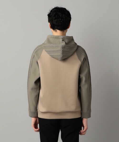 COMME CA MEN / コムサ・メン パーカー | ニットコンビ プルオーバーパーカ | 詳細20
