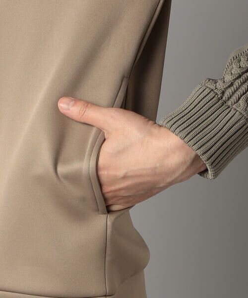 COMME CA MEN / コムサ・メン パーカー | ニットコンビ プルオーバーパーカ | 詳細23