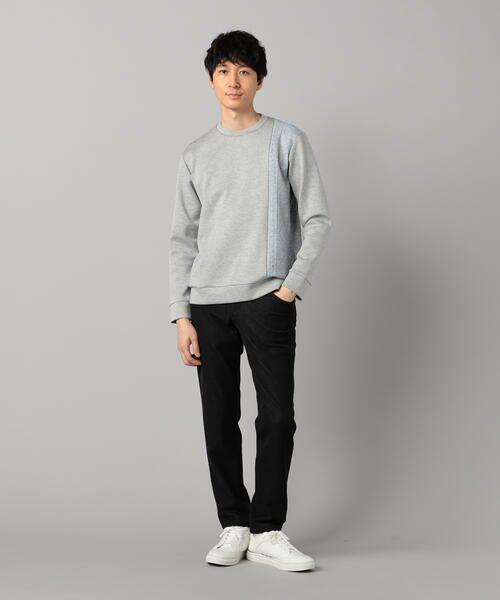 COMME CA MEN / コムサ・メン カットソー | ケーブルコンビ プルオーバー | 詳細1
